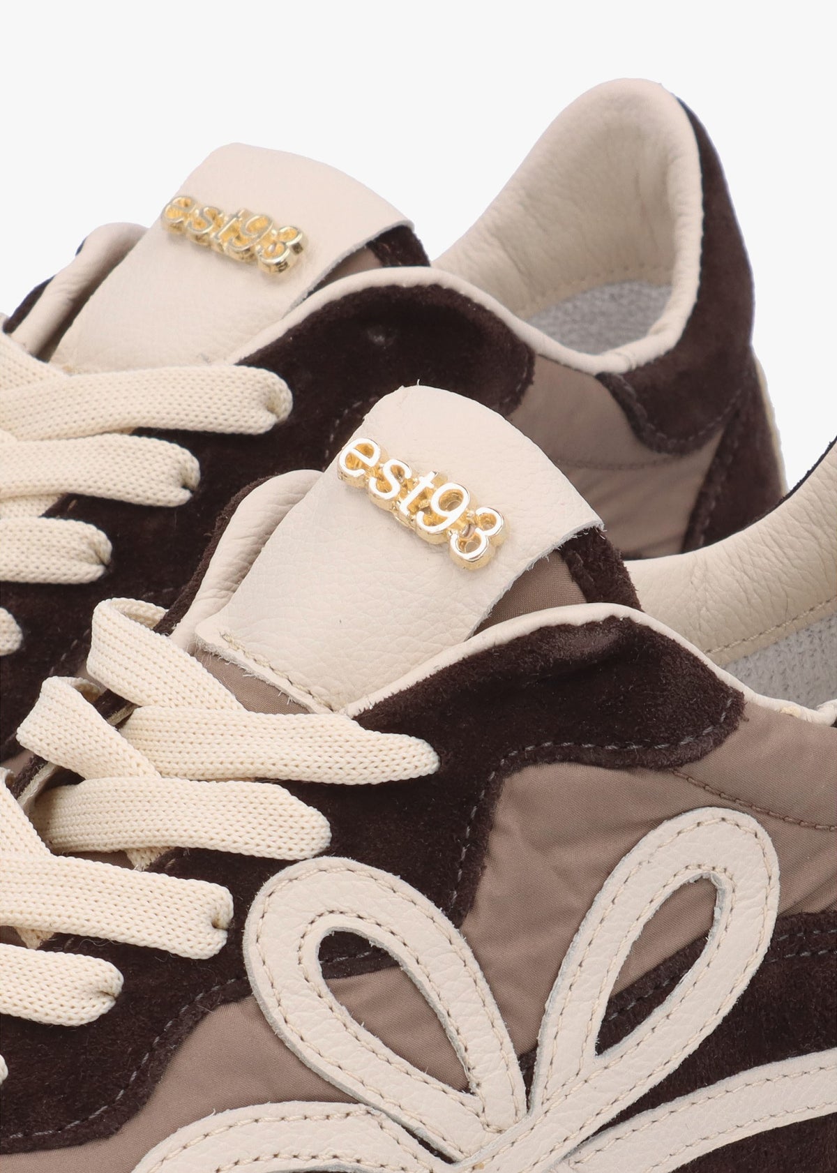 Movie Brown Suede & Nylon Runner Trainers