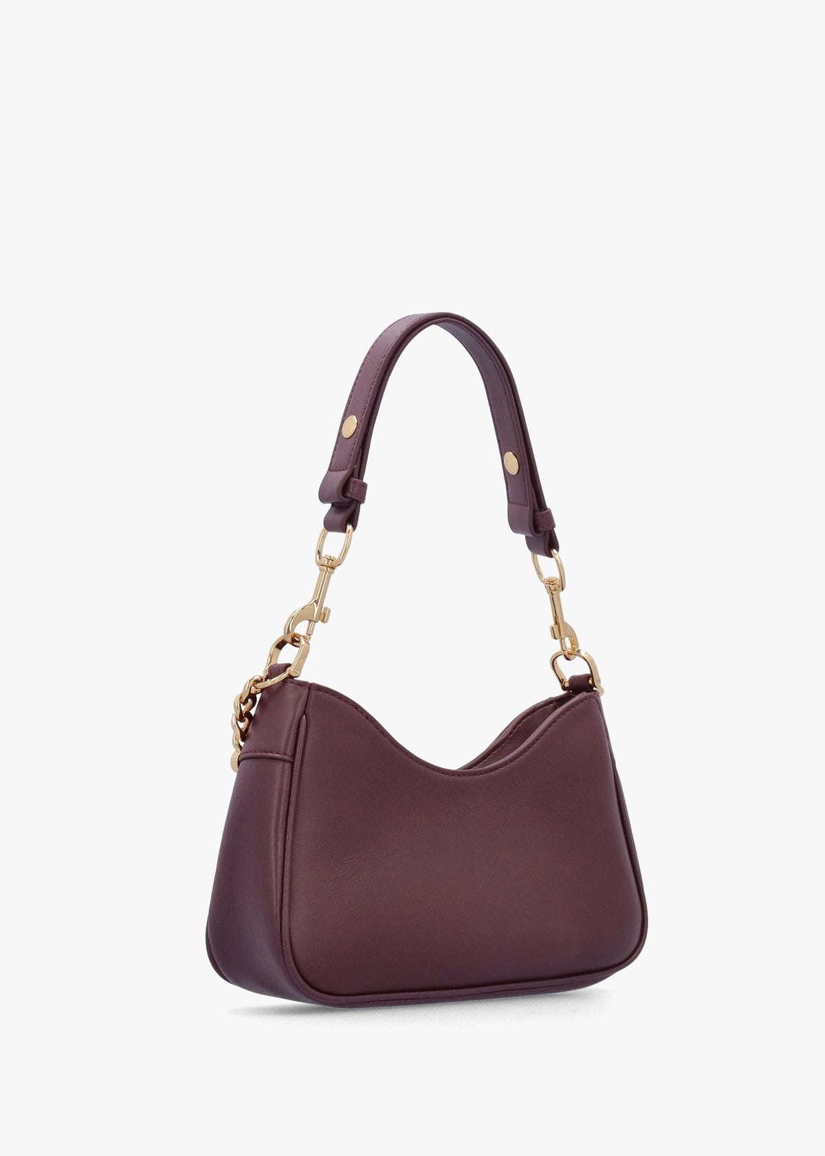 Chain Logo Vino Leather Shoulder Bag