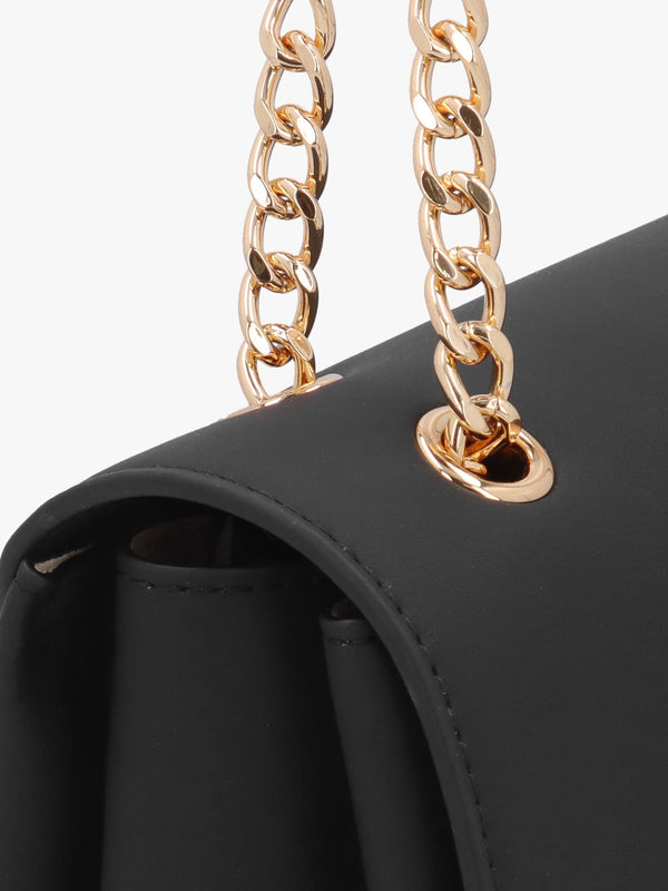 Big Love Chain Nero Shoulder Bag