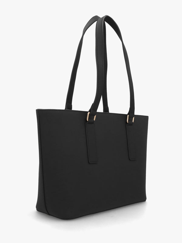 Subtle Nero Leather Shopper