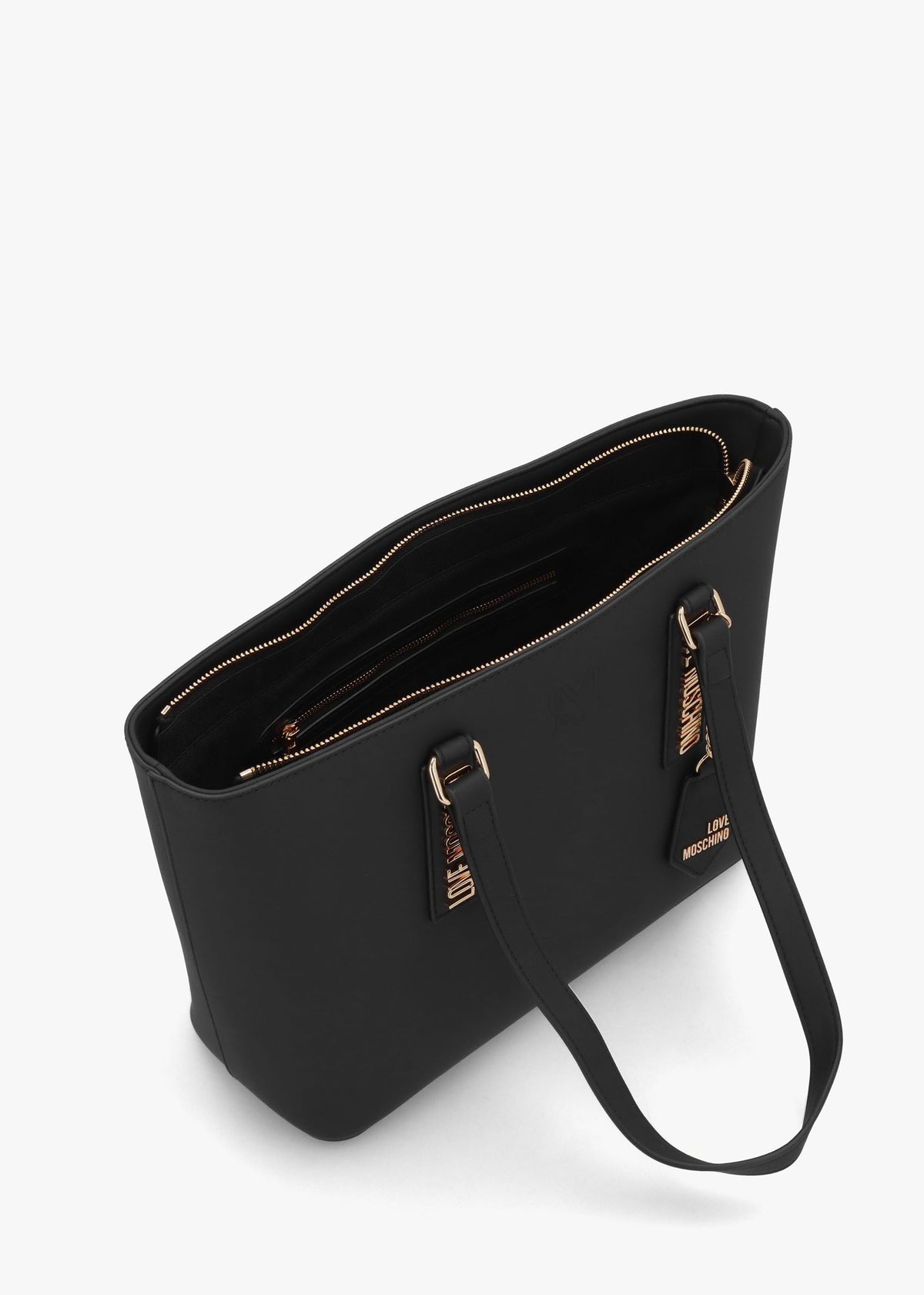 Subtle Nero Leather Shopper