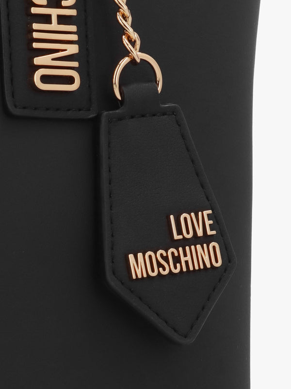 Subtle Nero Leather Shopper