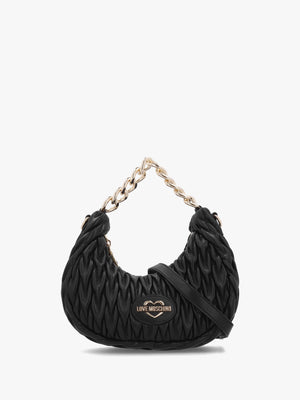 Stretch Quilt Nero Baguette Bag