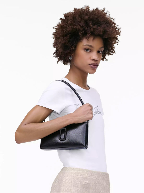 The Snapshot DTM Convertible Black Leather Shoulder Bag
