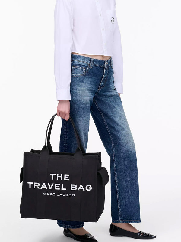 The Canvas Travel Black Tote Bag