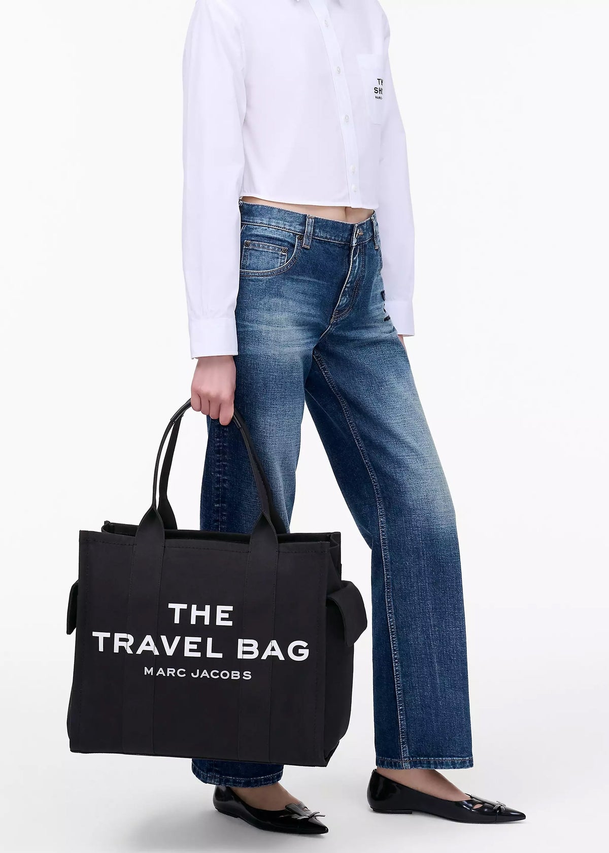 The Canvas Travel Black Tote Bag
