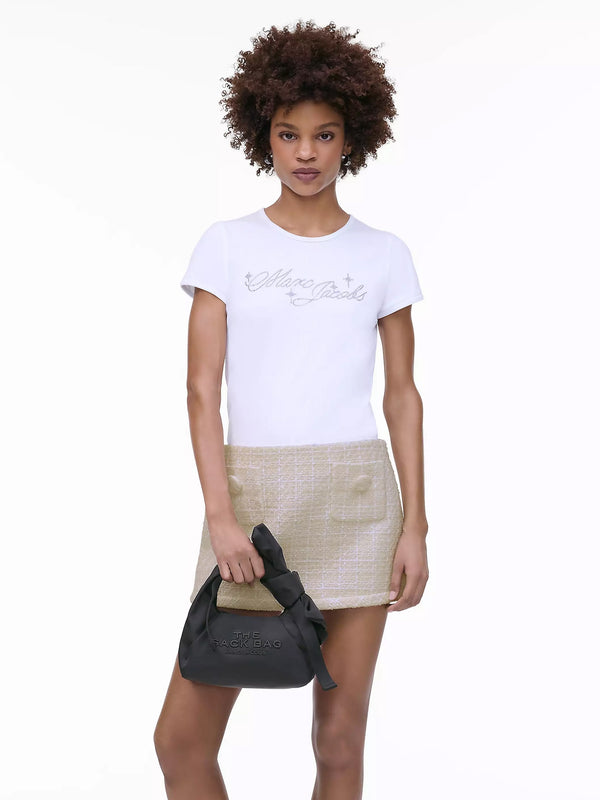 The Bow Nylon Mini Black Sack Bag