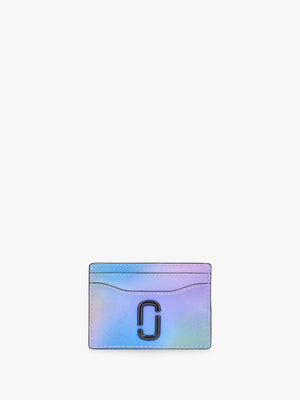 The Airbrush Utility Blue Multi Leather Card Case