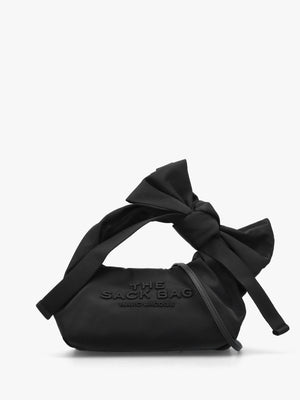 The Bow Nylon Mini Black Sack Bag