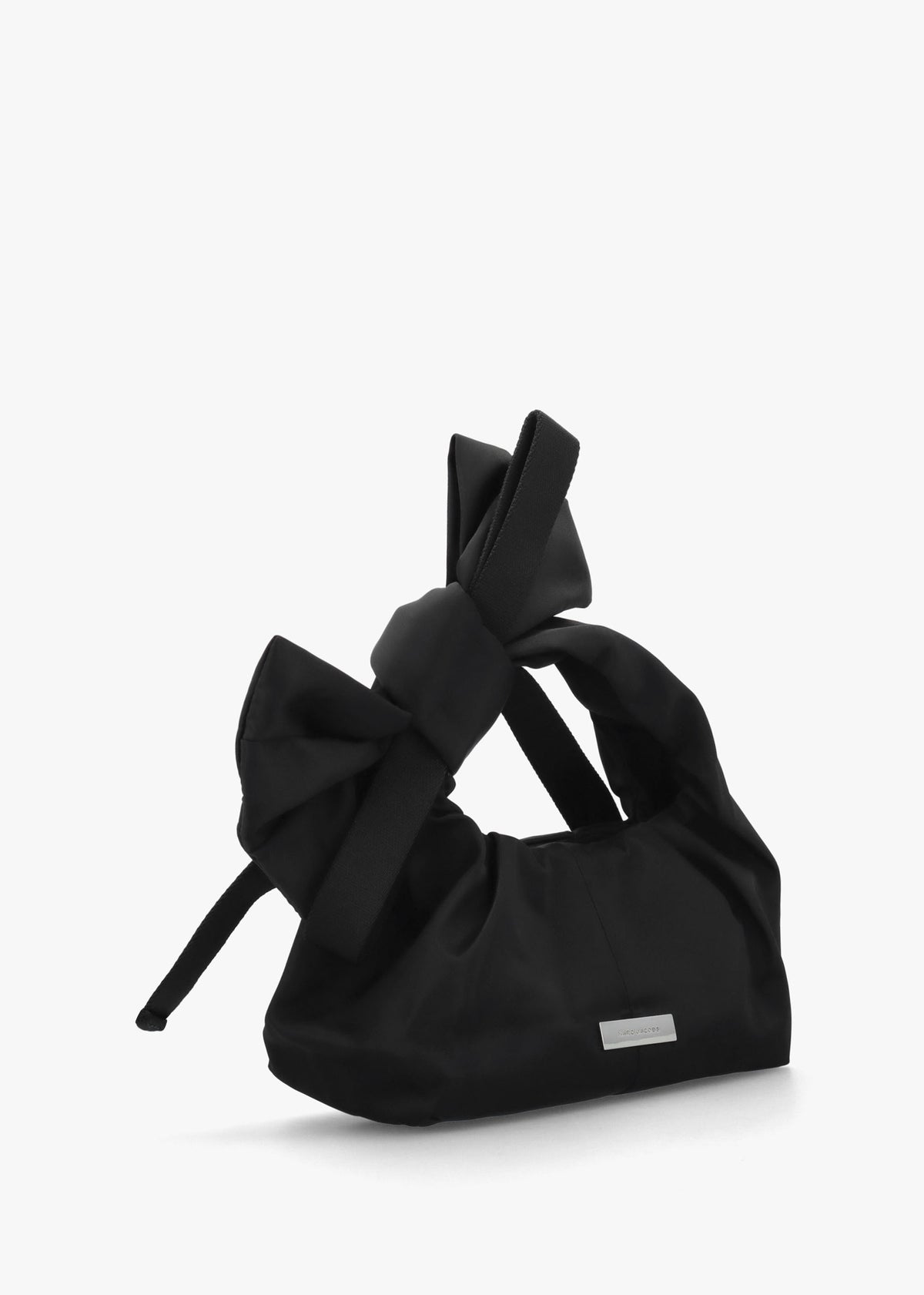 The Bow Nylon Mini Black Sack Bag