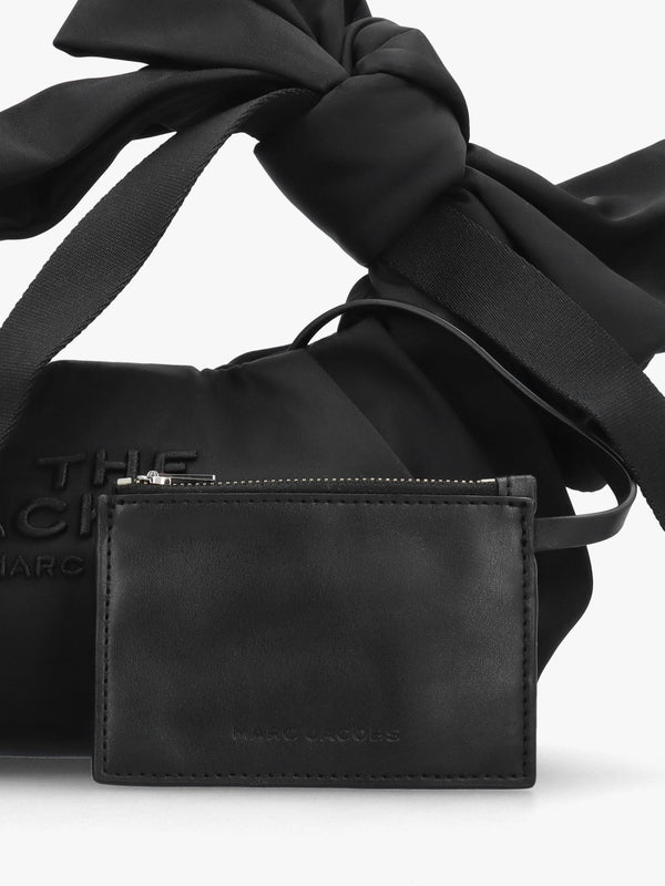 The Bow Nylon Mini Black Sack Bag