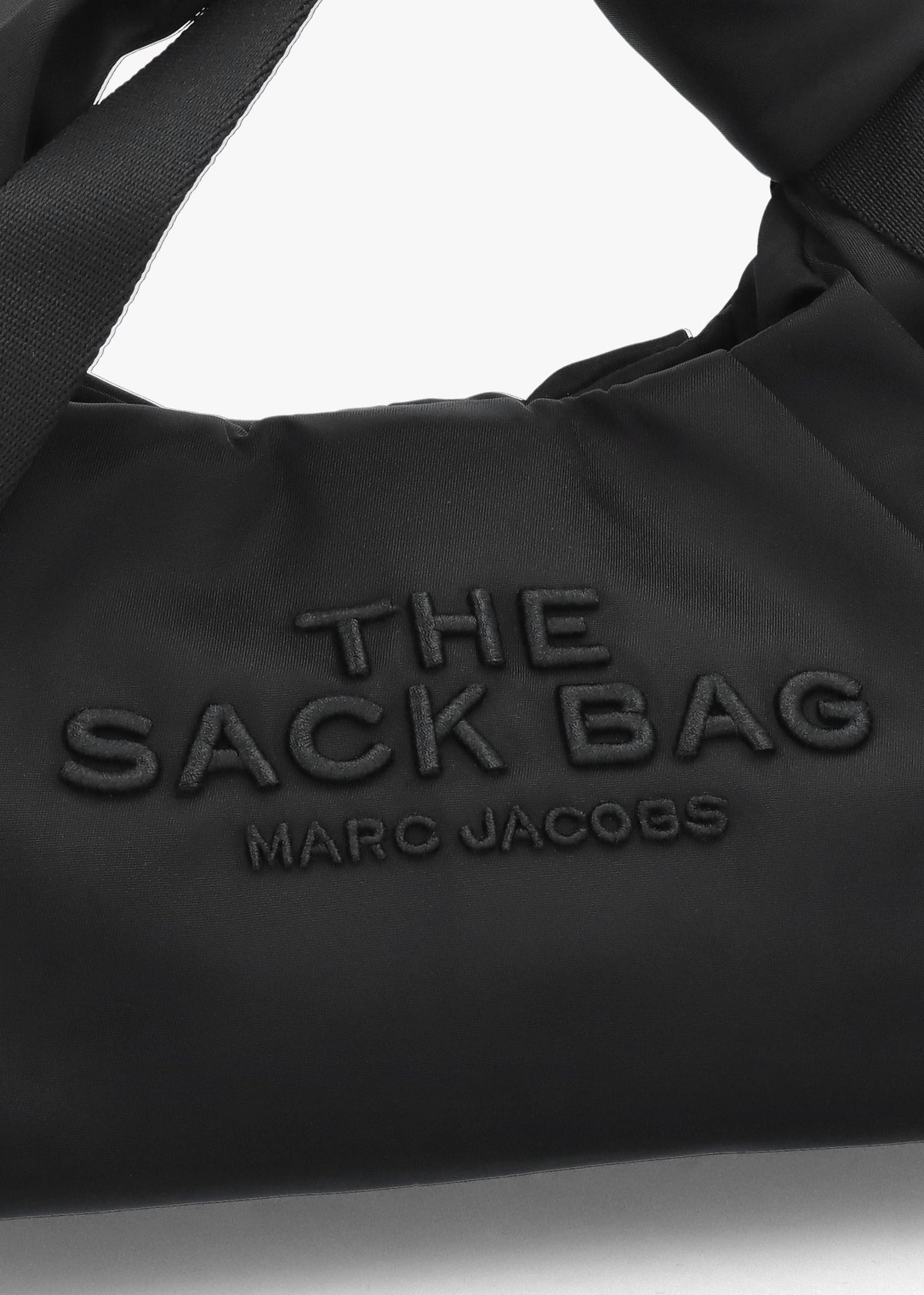 The Bow Nylon Mini Black Sack Bag