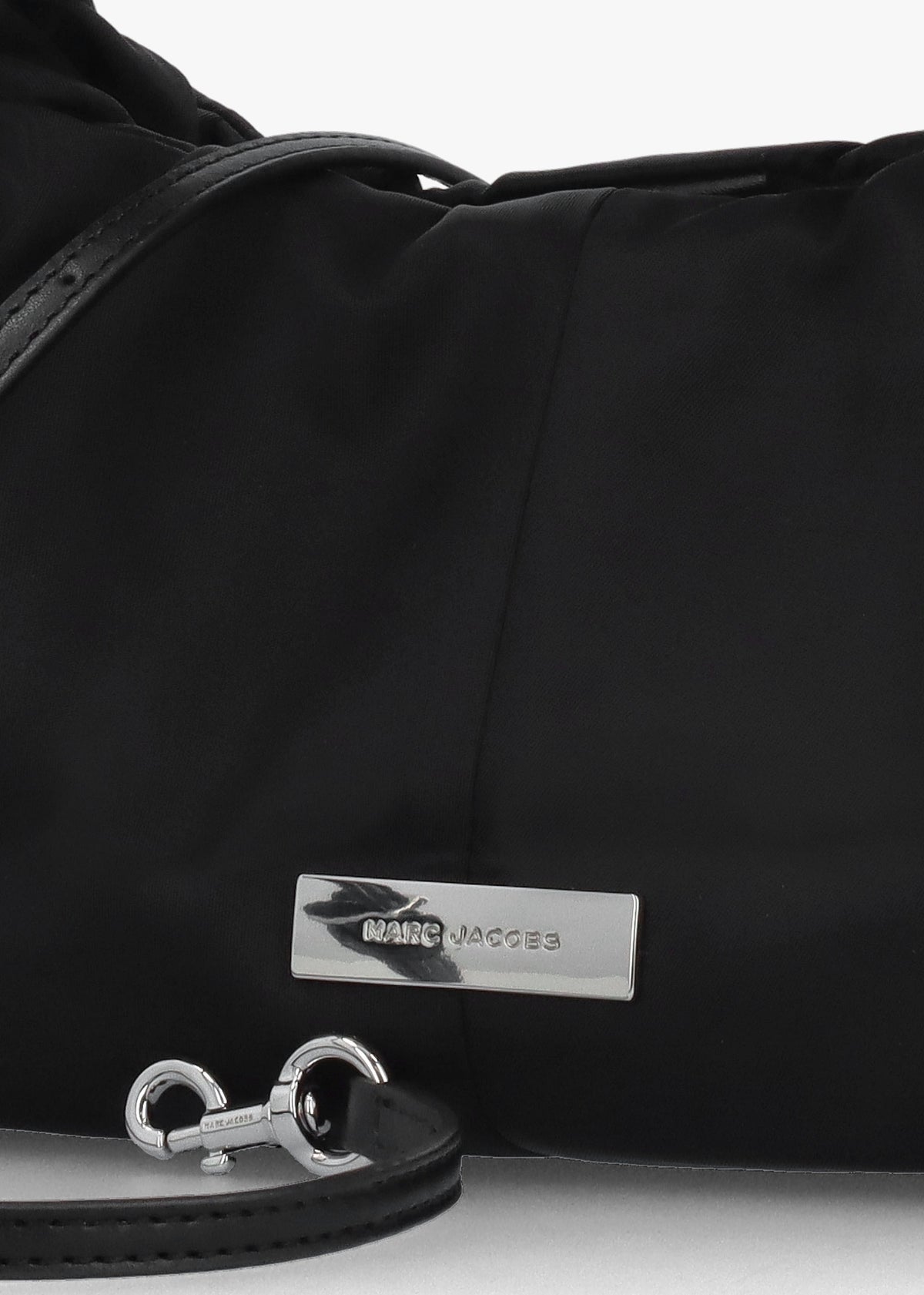 The Bow Nylon Mini Black Sack Bag