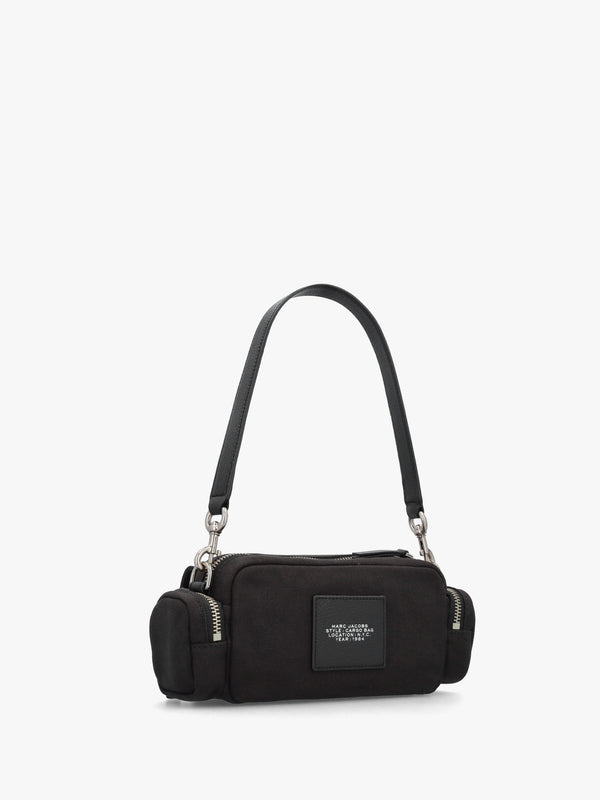 The Cargo Canvas Black Shoulder Bag