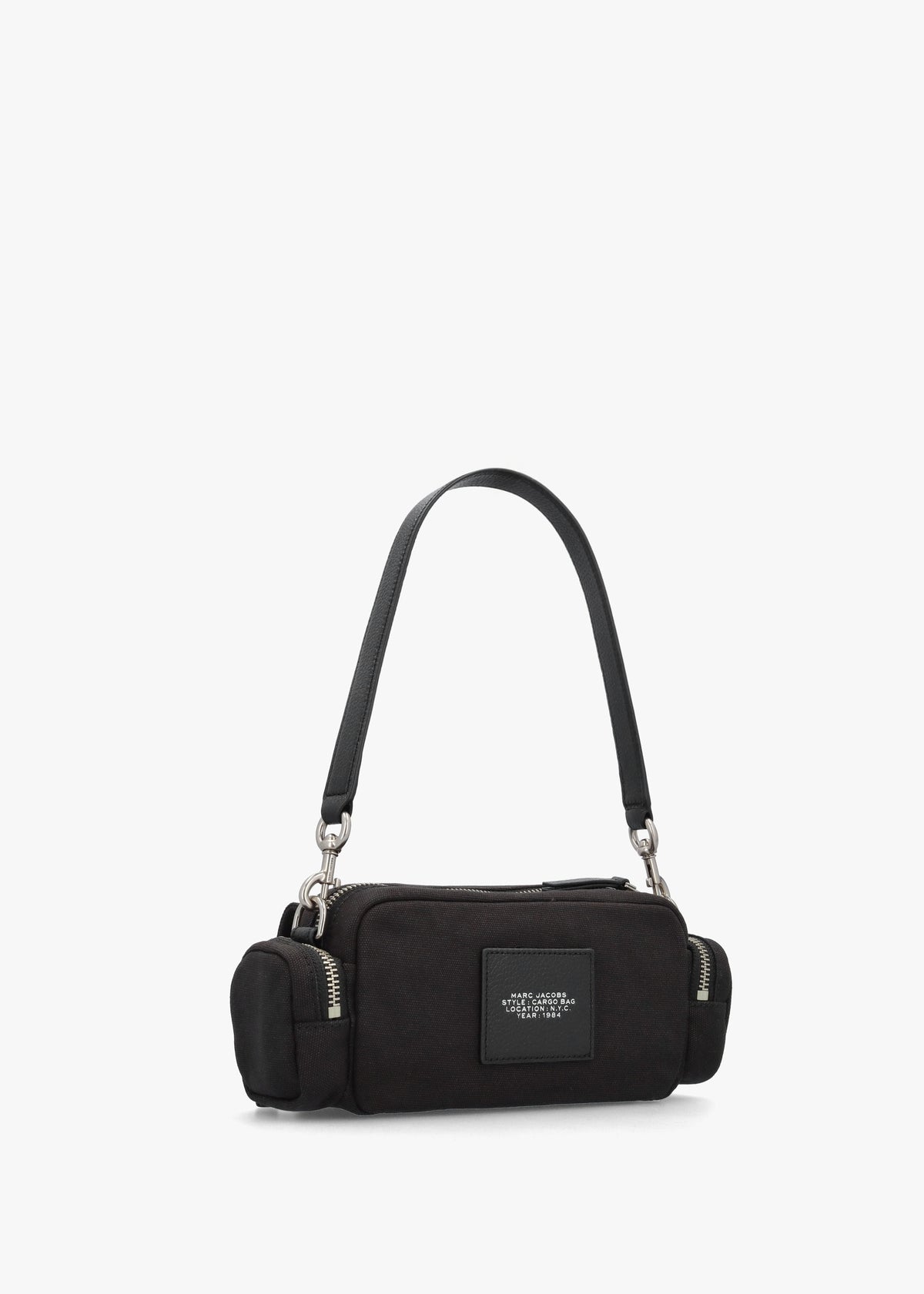 The Cargo Canvas Black Shoulder Bag