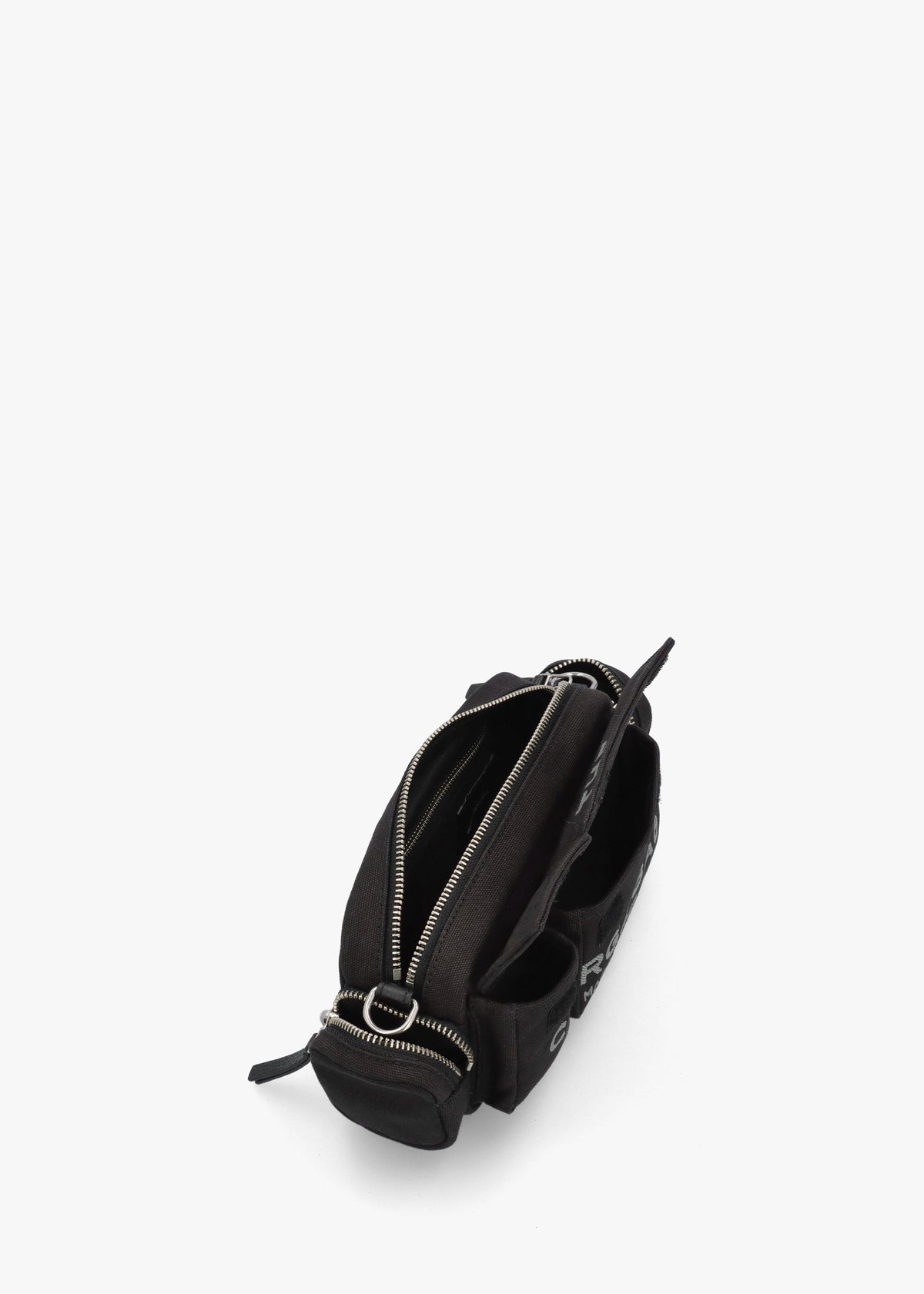 The Cargo Canvas Black Shoulder Bag