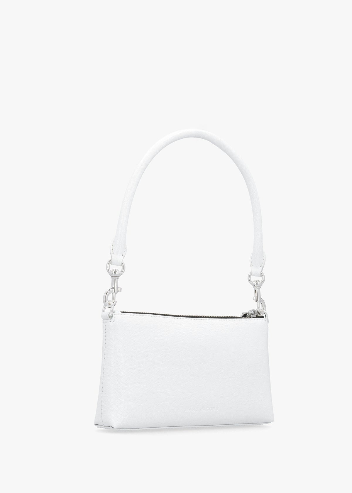 The Snapshot DTM Convertible White Leather Shoulder Bag