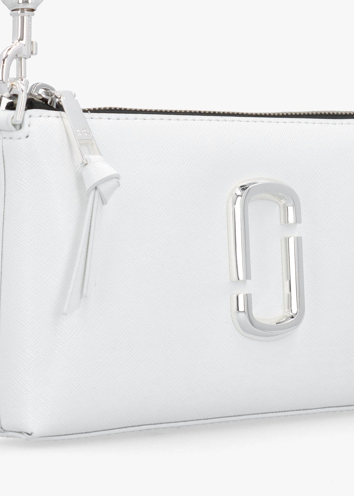 The Snapshot DTM Convertible White Leather Shoulder Bag