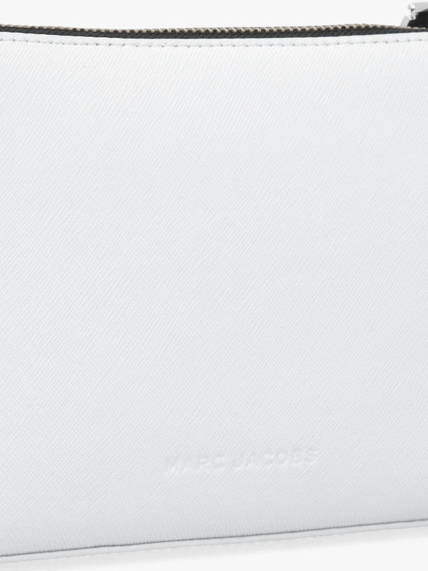 The Snapshot DTM Convertible White Leather Shoulder Bag