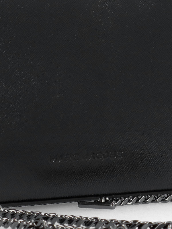 The Snapshot DTM Convertible Black Leather Shoulder Bag