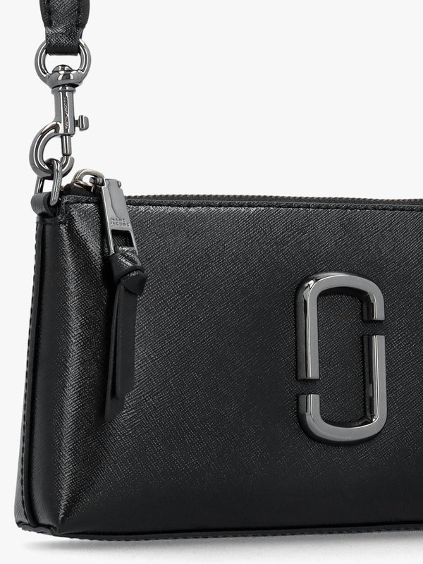The Snapshot DTM Convertible Black Leather Shoulder Bag