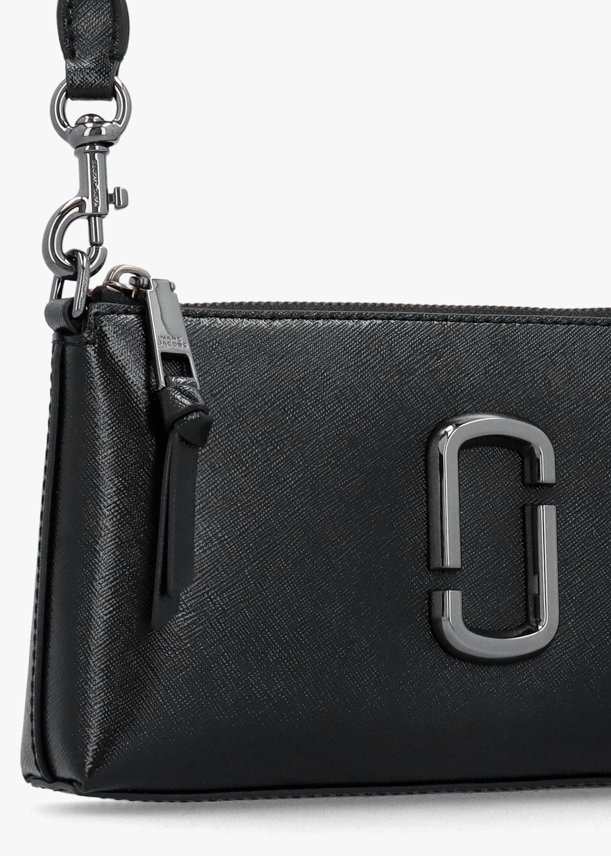 The Snapshot DTM Convertible Black Leather Shoulder Bag