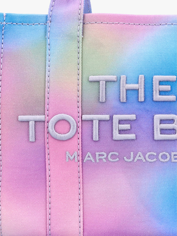The Airbrush Canvas Small Blue Multi Tote Bag