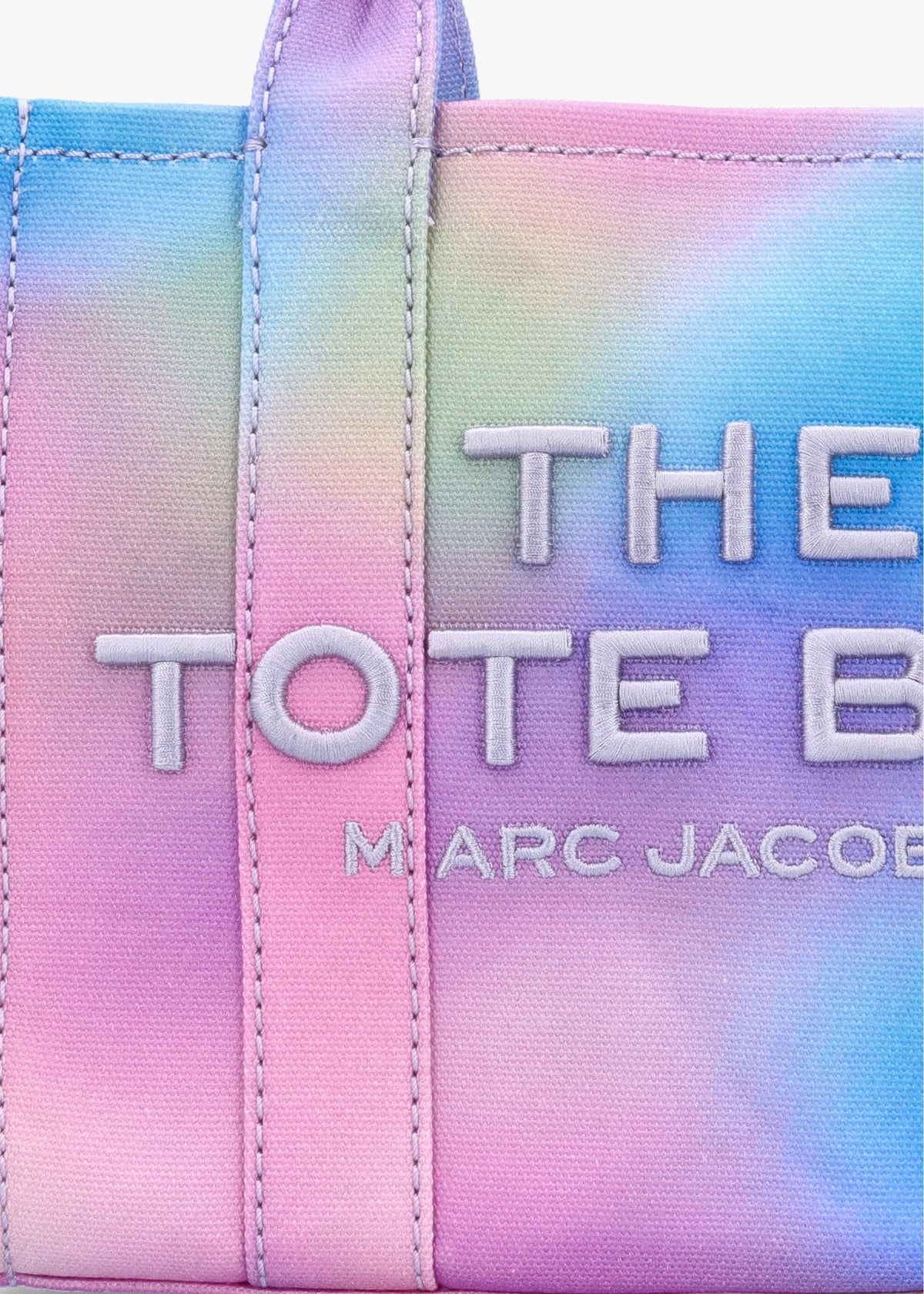 The Airbrush Canvas Small Blue Multi Tote Bag