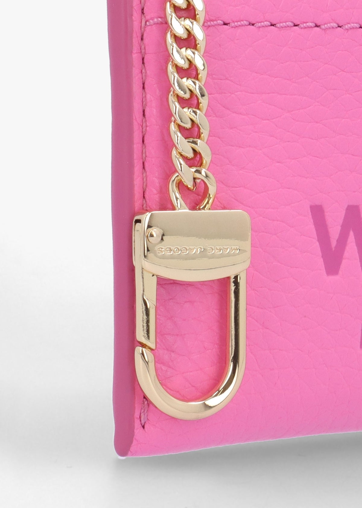 The Leather Top Zip Bow Pink Multi Wallet