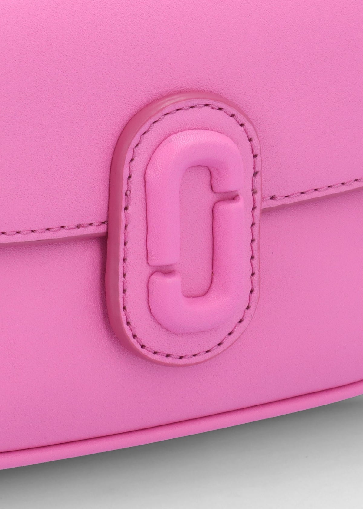 The Clover Bow Pink Leather Shoulder Bag
