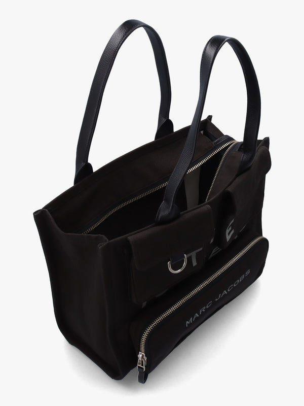 The Cargo Canvas Large Black Tote Bag