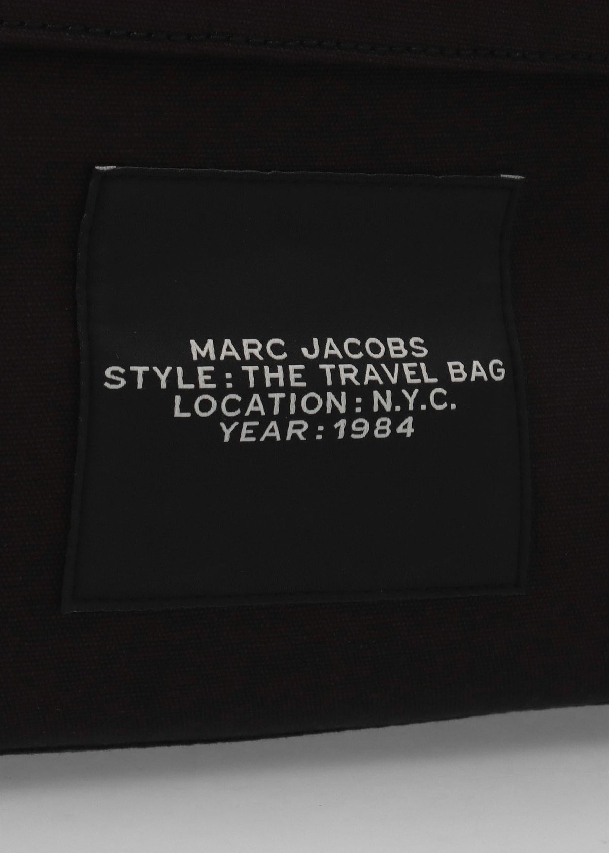 The Canvas Travel Black Tote Bag