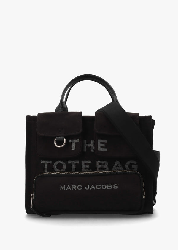 The Cargo Canvas Medium Black Tote Bag