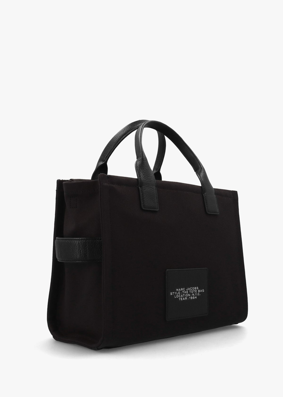 The Cargo Canvas Medium Black Tote Bag