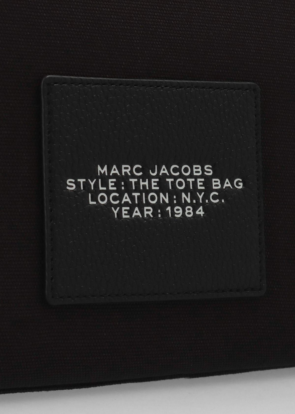 The Cargo Canvas Medium Black Tote Bag