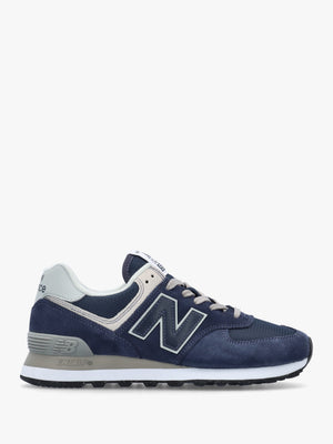 Unisex 574 Core Navy & White Retro Trainers