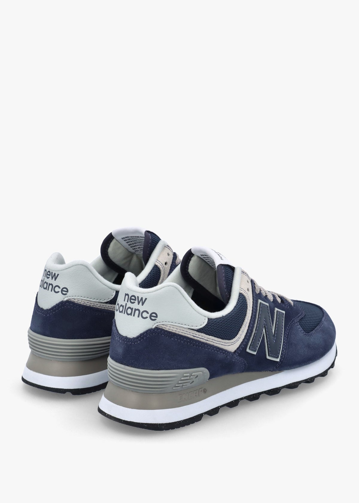 Unisex 574 Core Navy & White Retro Trainers