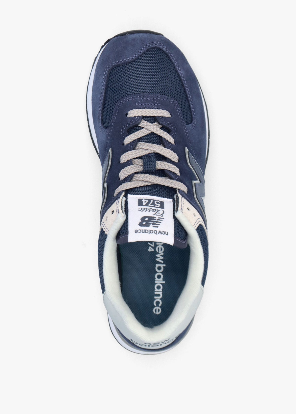 Unisex 574 Core Navy & White Retro Trainers