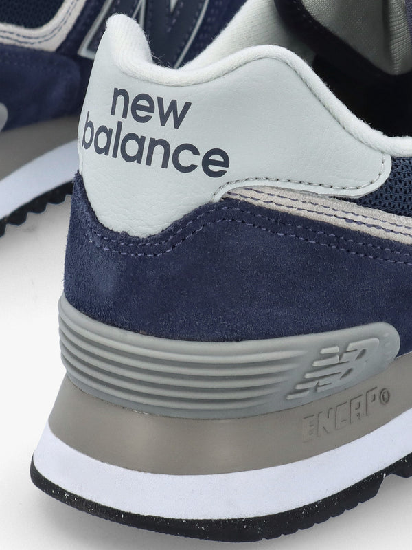 Unisex 574 Core Navy & White Retro Trainers