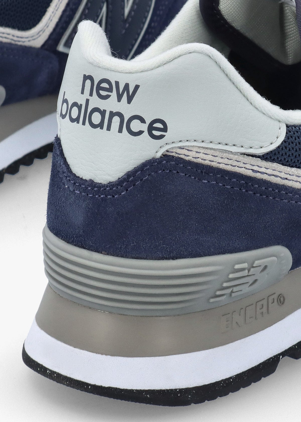 Unisex 574 Core Navy & White Retro Trainers