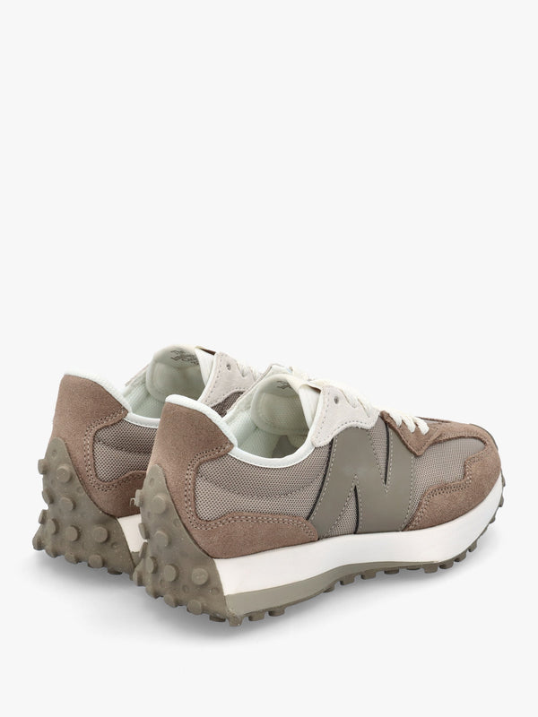 Women’s 327 Taupe Suede & Mesh Trainers