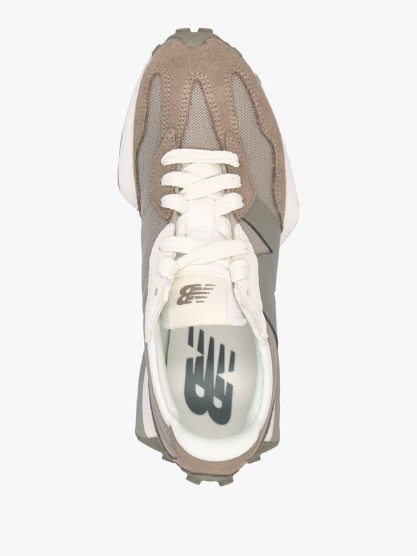 Women’s 327 Taupe Suede & Mesh Trainers