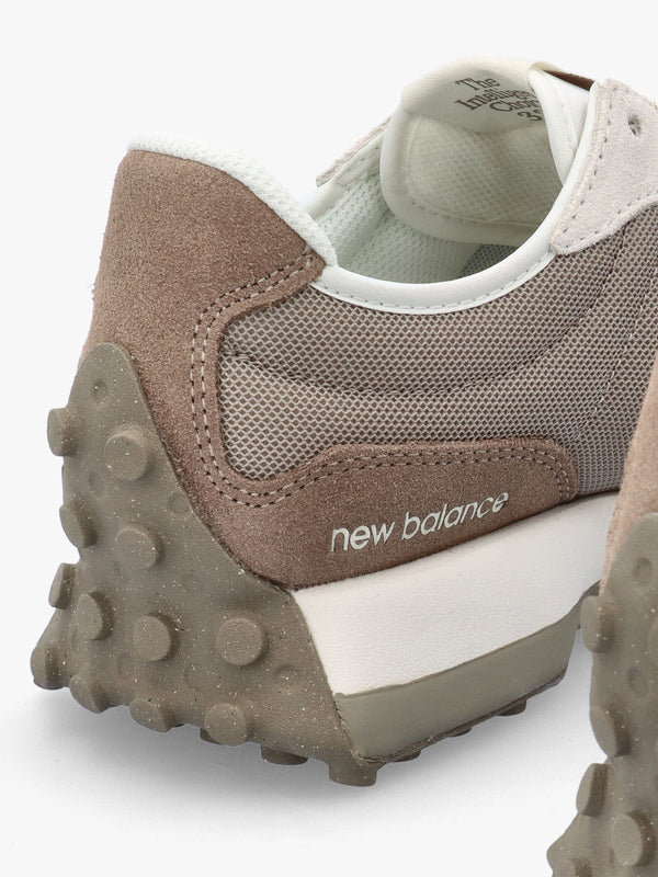 Women’s 327 Taupe Suede & Mesh Trainers