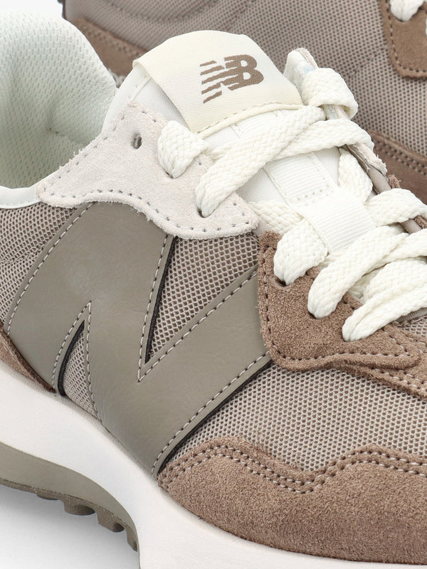 Women’s 327 Taupe Suede & Mesh Trainers