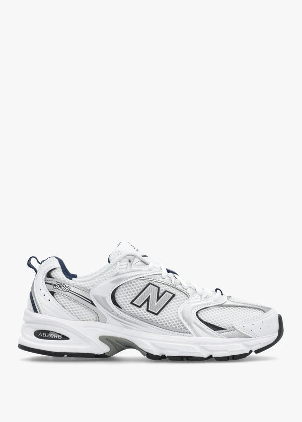 Unisex 530 White Natural Indio Mesh Running Trainers