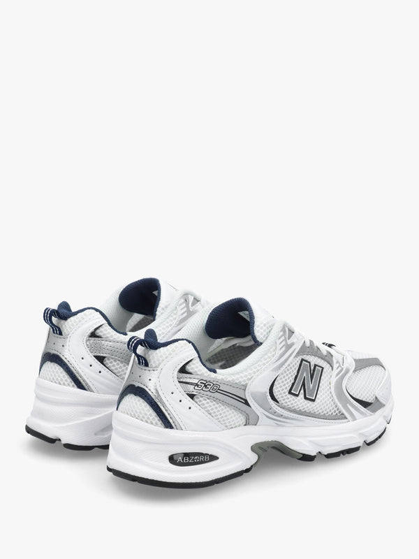 Unisex 530 White Natural Indio Mesh Running Trainers