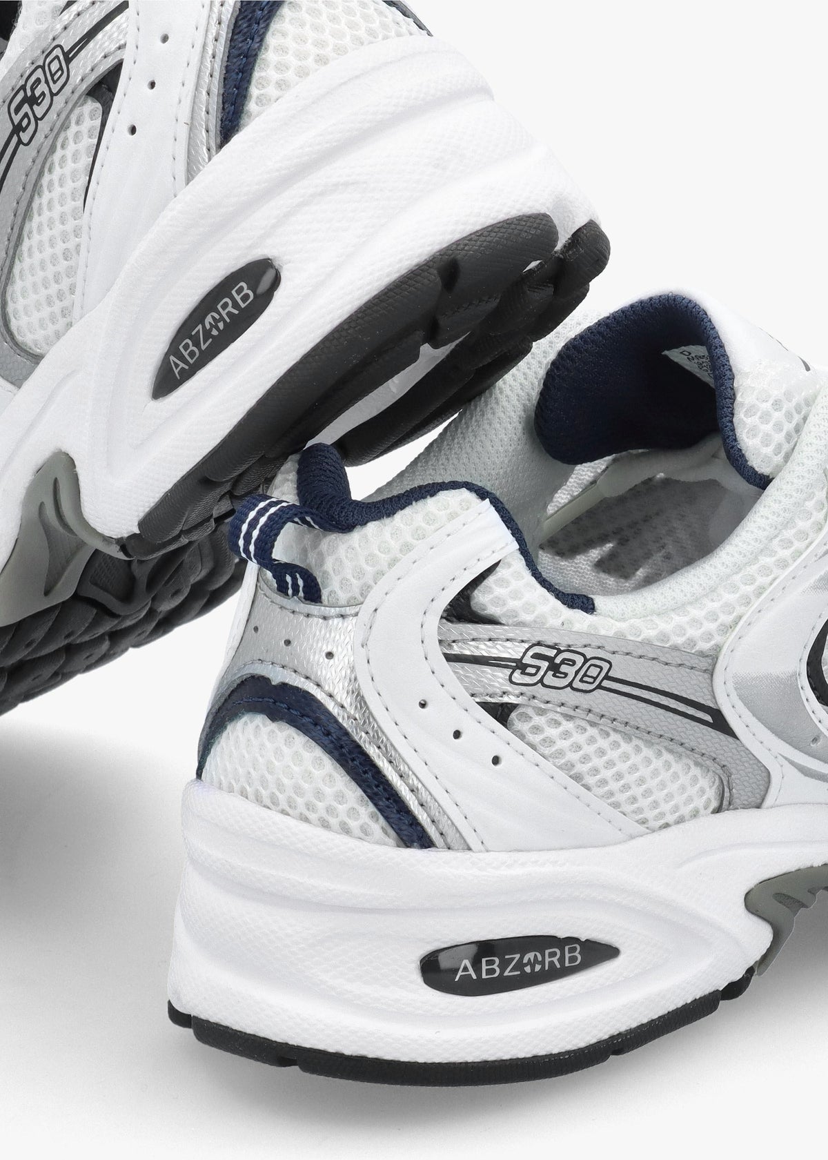 Unisex 530 White Natural Indio Mesh Running Trainers