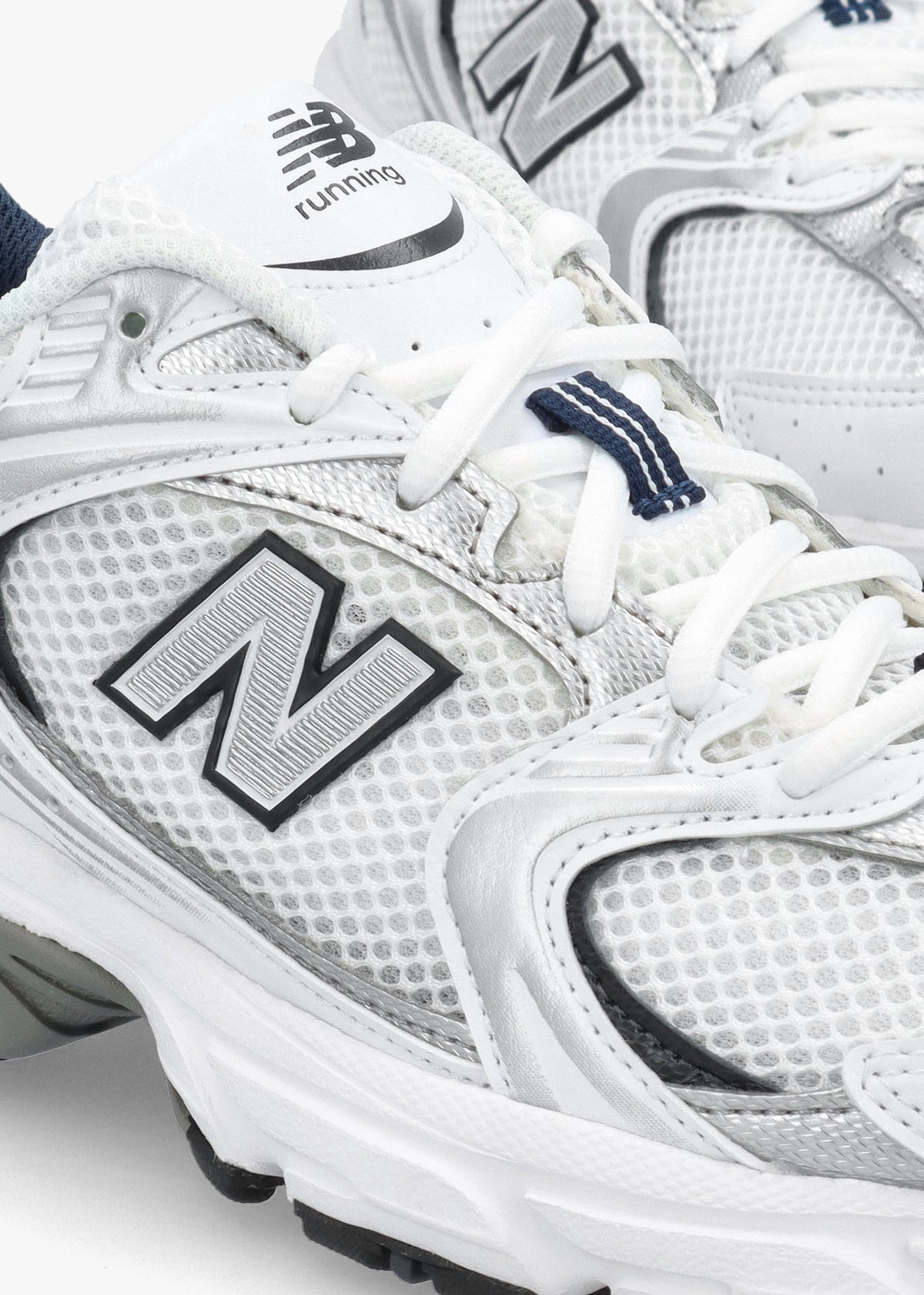 Unisex 530 White Natural Indio Mesh Running Trainers