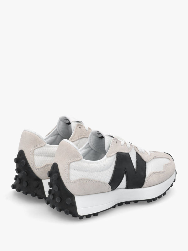 Women’s 327 White Black Suede & Mesh Trainers