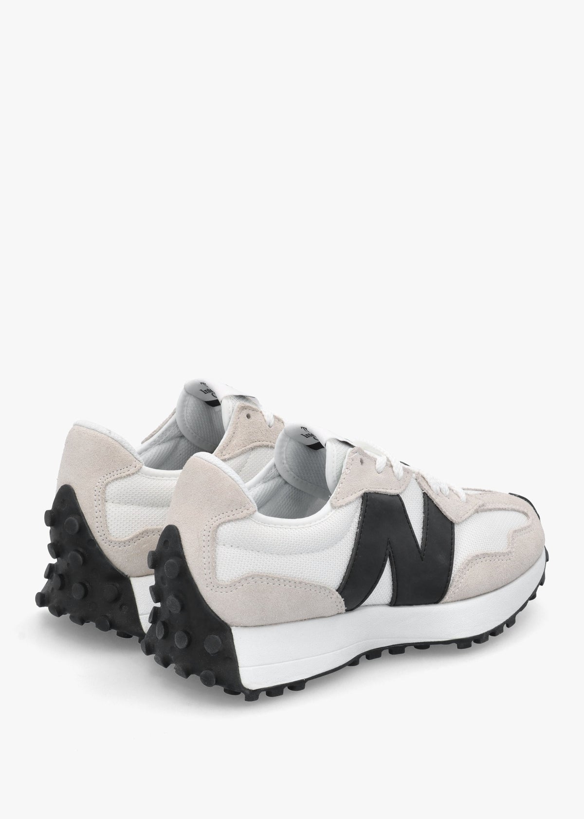 Women’s 327 White Black Suede & Mesh Trainers
